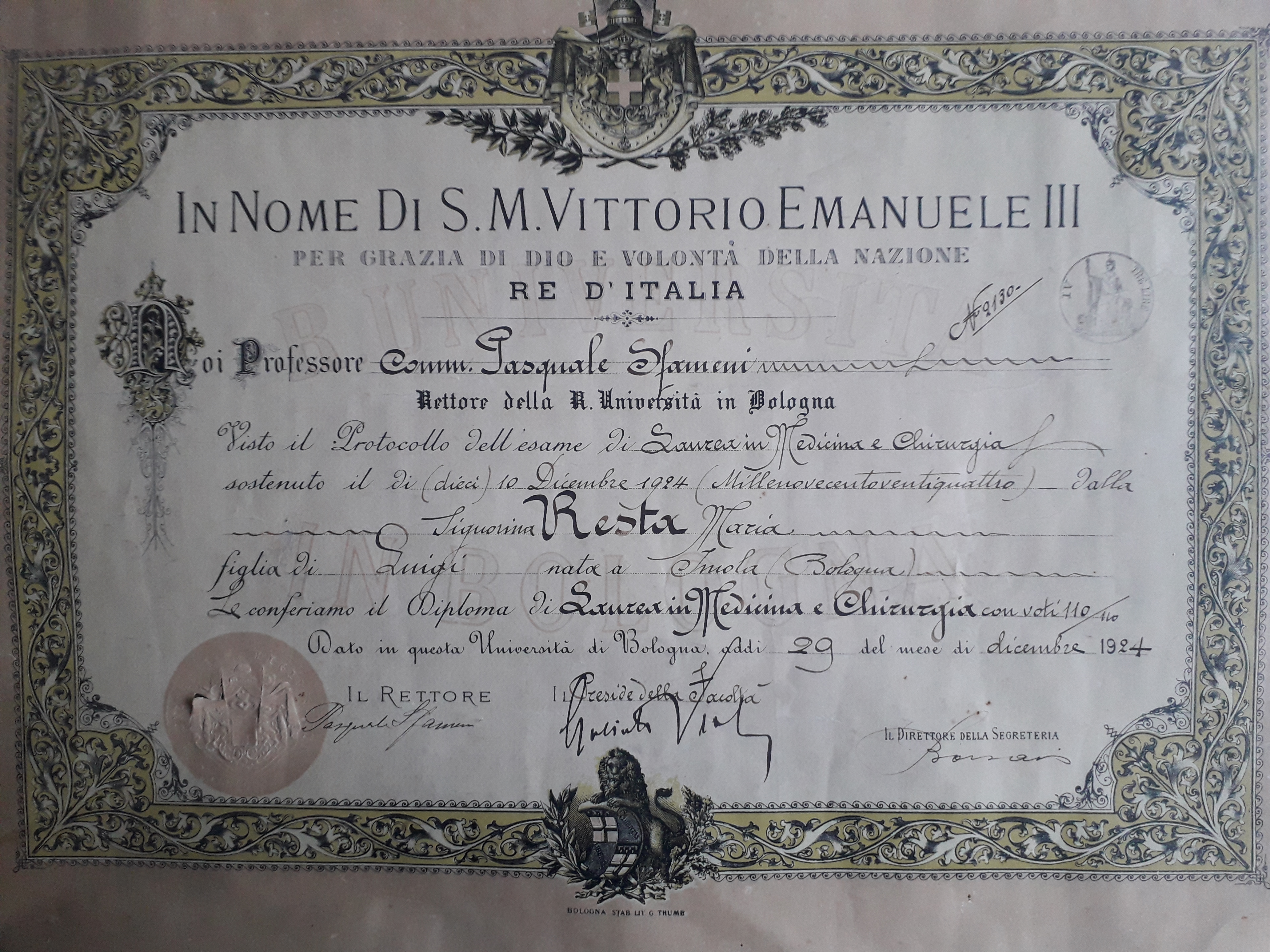 Diploma Di Laurea