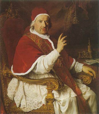 Papa Benedetto XIV (1740-1758), al secolo Prospero Lorenzo Lambertini (1675-1758).