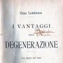 Frontespizio de I vantaggi della degenerazione, 1904.