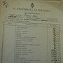 Certificato di laurea in medicina e chirurgia  [Archivio storico dell'Università  di Bologna] 