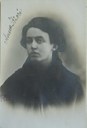 Ritratto di Anna Fiori dal fascicolo personale [Archivio Storico dell'Università di Bologna]
