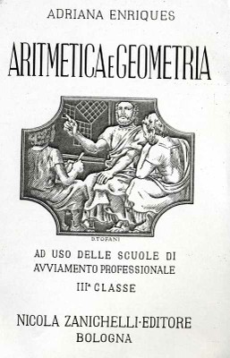 A. Enriques, Frontespizio di Artimetica e Geometria, 