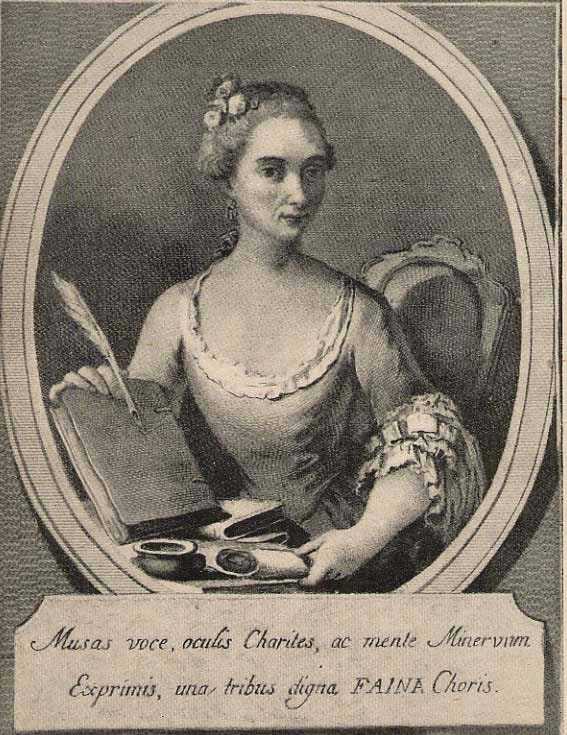 Diamante Medaglia Faini. [Medaglia Faini, 1774, p. IX].