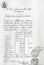Licenza liceale di Maria Giovanna Sittignani. [Archivio storico dell'Università  di Bologna].