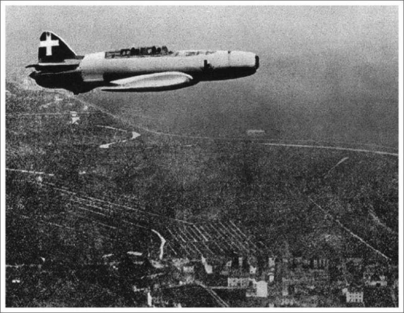 Uno dei primi aerei a reazione.