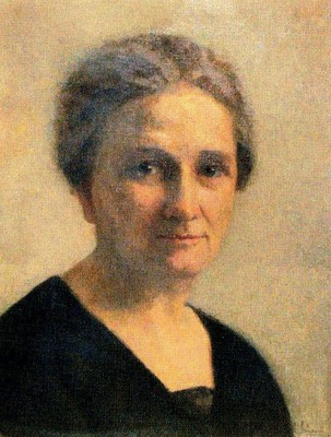 Maria Bakunin in un ritratto conservato all'Accademia pontaniana
