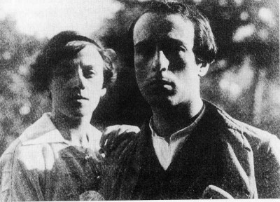 I genitori di Marta Grandi nel 1914. Con permesso di Lea Grandi.