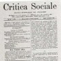 La rivista «Critica sociale».