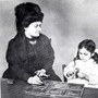 Maria Montessori nel 1909 [M. Schwegman, 1999]