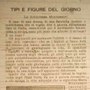 Articolo su Maria Montessori  tratto dalla Domenica del Corriere del 19 Febbraio 1899.