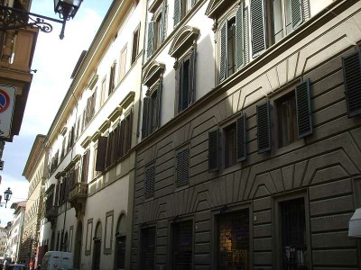 Il retro di Palazzo Panciatichi a Firenze 