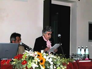 Maria Matilde Principi nel giugno 2005 durante il IX International Symposium on Neuropterology a Ferrara. Con permesso di M.M. Principi.