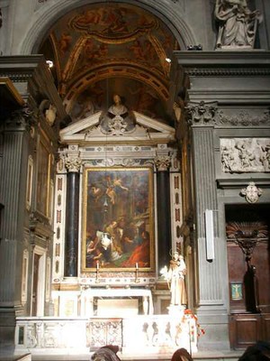 La cappella Ardinghelli nella chiesa dei santi Michele e Gaetano a Firenze