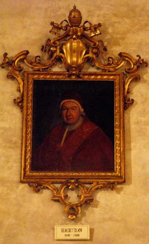 Papa Benedetto XIV (1740-1758), al secolo Prospero Lorenzo Lambertini (1675-1758).