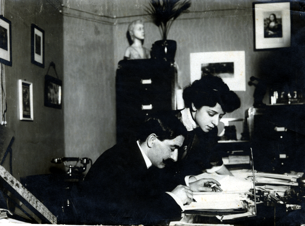 Giulia Bonarelli a fianco del marito, Gustavo Modena.