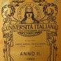 Frontespizio de L'Università italiana del 1903.