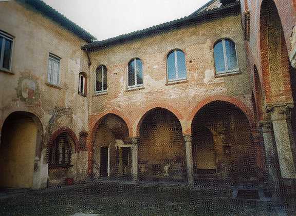 Vista della casa di via Foscolo 11 dove risiedeva la famiglia Einstein. [Fregonese, 2005, p. 101. Foto Sacchi].