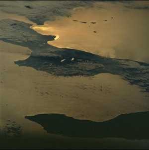 Il Golfo di Taranto e la Calabria in un immagine ripresa dal satellite.