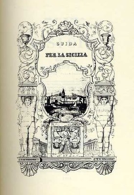 Frontespizio della Guida della Sicilia, Napoli, 1842