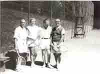 E. Fermi, G. e E. Amaldi, E. Persico, Pera di Fassa, 1954.