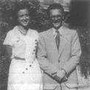 Edoardo Arnaldi con Ginestra Giovene, fidanzati, nel 1933 .