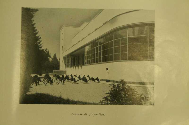 Lezione di ginnastica [«Rivista sperimentale di freniatria», 1938, p.738]