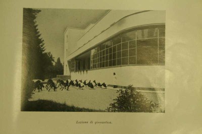 Lezione di ginnastica [«Rivista sperimentale di freniatria», 1938, p.738]