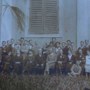 Foto di gruppo di Golgi con i suoi allievi, alla sua destra Costanza Boccadoro, 1920 c.a [Mazzarello, 2006, ill n.16]